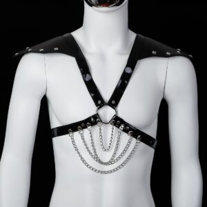 Banoch Chest harness Rahoon kunstleer harnas voor man 987101803