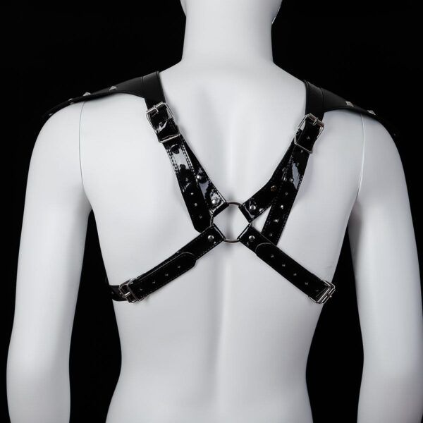 Banoch Chest harness Rahoon kunstleer harnas voor man 987101803 4 Banoch Chest harness Rahoon kunstleer harnas voor man 987101803 4