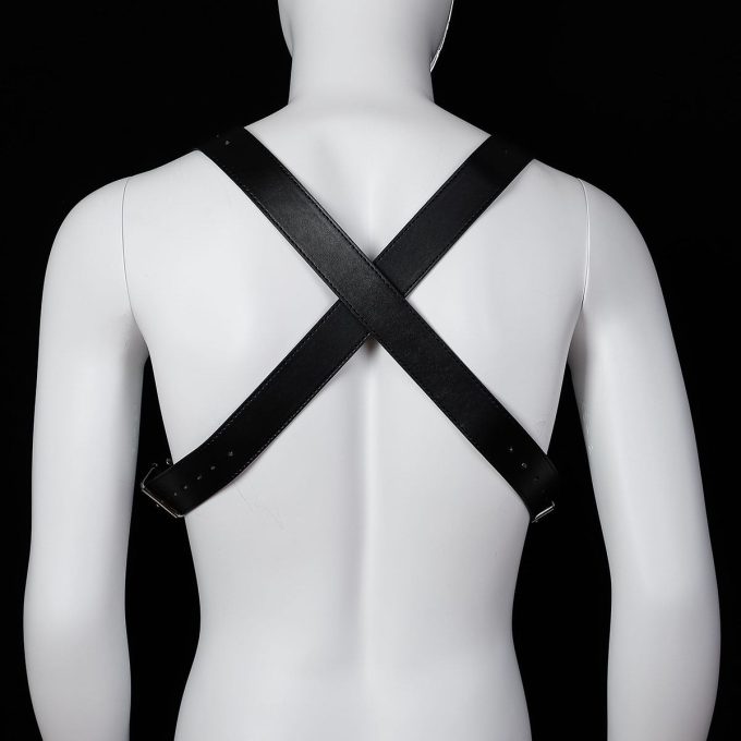 Banoch Chest harness Rapheal pu leren harnas voor man 987101801 4