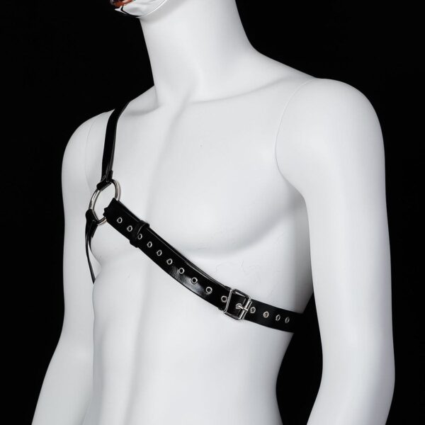 Banoch Chest triangle harness Rob imitatie leren harnas voor man 987101797 2 Banoch Chest triangle harness Rob imitatie leren harnas voor man 987101797 2