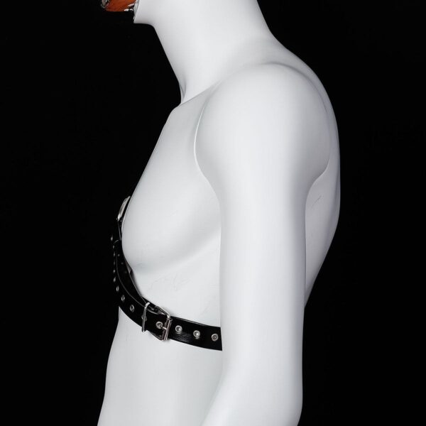 Banoch Chest triangle harness Rob imitatie leren harnas voor man 987101797 3 Banoch Chest triangle harness Rob imitatie leren harnas voor man 987101797 3