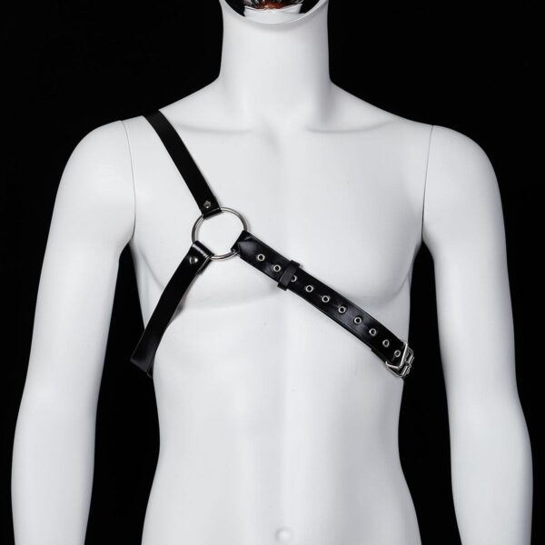 Banoch Chest triangle harness Rob imitatie leren harnas voor man 987101797 Banoch Chest triangle harness Rob imitatie leren harnas voor man 987101797
