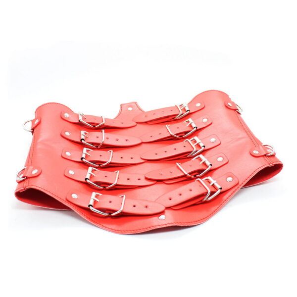 Banoch Collar Bondage body Harness Red6 rood pu leer vrouwen harnas bdsm 987101764 2