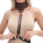 Banoch Collar Bondage body Harness black4 halsband en harnas vrouw bdsm 987101759