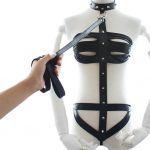 Banoch Collar Bondage body Harness black5 zwart pu leer harnas vrouw bdsm 98710760