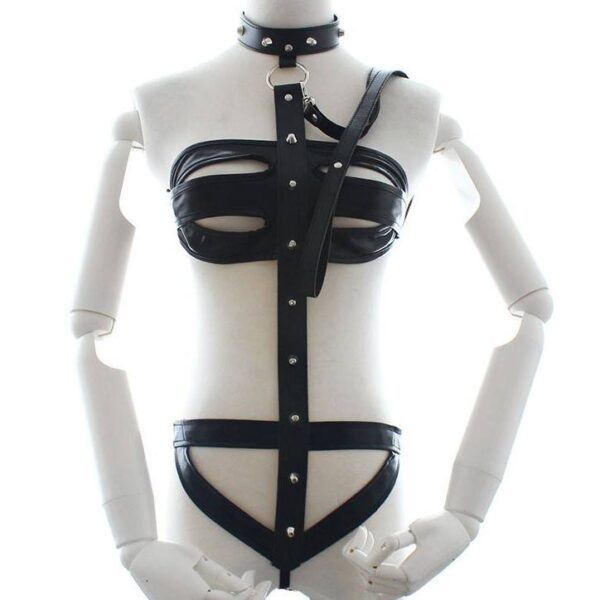 Banoch Collar Bondage body Harness black5 zwart pu leer harnas vrouw bdsm 98710760 2 Banoch Collar Bondage body Harness black5 zwart pu leer harnas vrouw bdsm 98710760 2