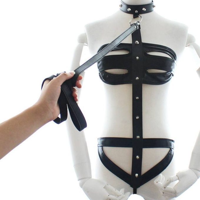 Banoch Collar Bondage body Harness black5 zwart pu leer harnas vrouw bdsm 98710760 Banoch Collar Bondage body Harness black5 zwart pu leer harnas vrouw bdsm 98710760