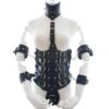Banoch Collar Bondage body Harness black6 zwart pu leer vrouw harnas bdsm 987101763