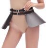 Banoch Harness skirt open vrouw rok zwart pu leer verstelbaar pony play 987101762 2