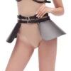 Banoch Harness skirt open vrouw rok zwart pu leer verstelbaar pony play 987101762 4