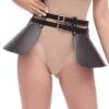 Banoch Harness skirt open vrouw rok zwart pu leer verstelbaar pony play 987101762 5