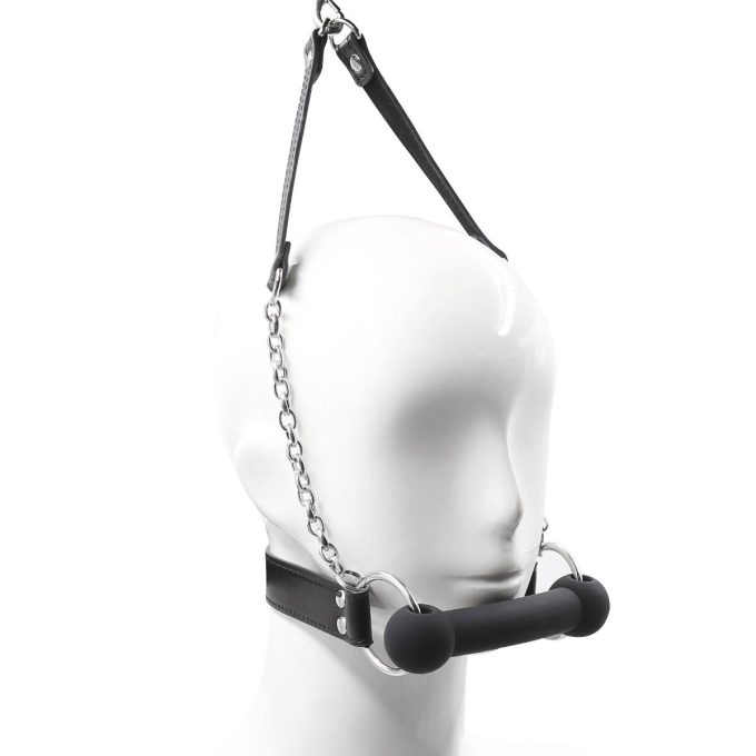 Banoch Horsing around bit gag siliconen paardenbit met leidsel ponyplay 987101849 3