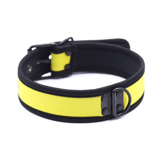 Banoch Lindo Collar Amorillo Neoprene halsband geel neopreen puppy play 987101844 2 Banoch Lindo Collar Amorillo Neoprene halsband geel neopreen puppy play 987101844 2
