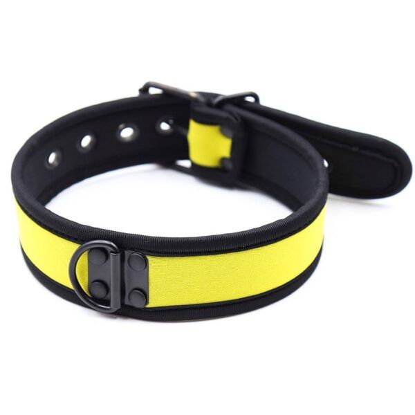 Banoch Lindo Collar Amorillo Neoprene halsband geel neopreen puppy play 987101844 3