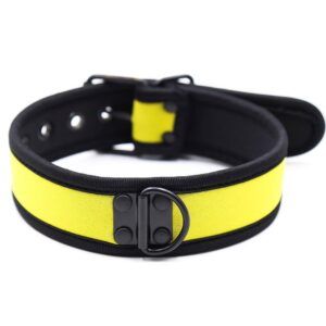 Banoch Lindo Collar Amorillo Neoprene halsband geel neopreen puppy play 987101844