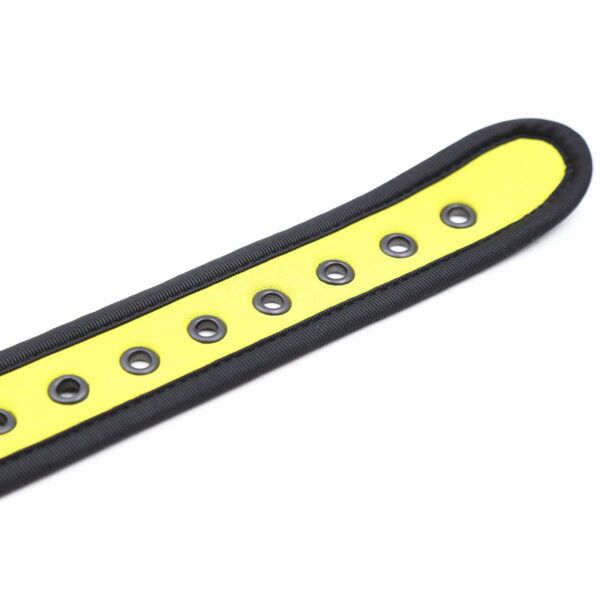 Banoch Lindo Collar Amorillo Neoprene halsband geel neopreen puppy play 987101844 7