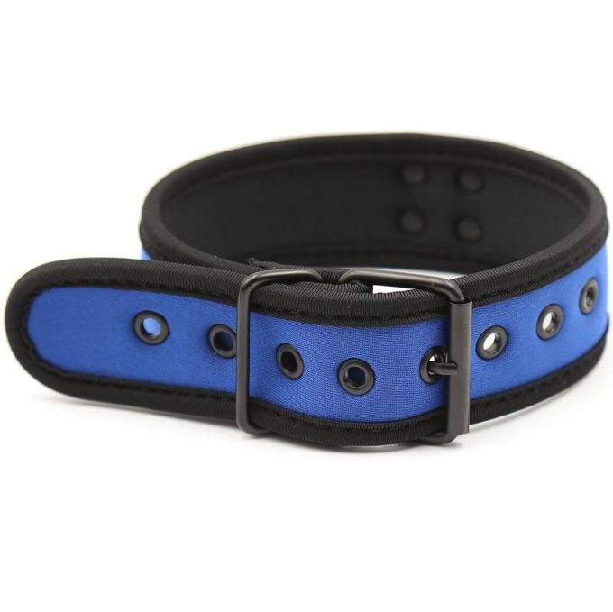 Banoch Lindo Collar Azul Neoprene halsband blauw neopreen puppy play 987101845 4