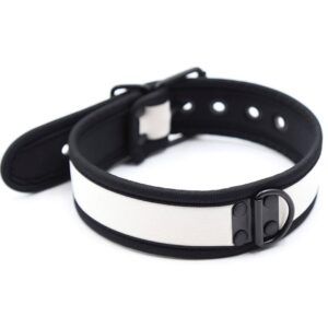 Banoch Lindo Collar Blanco Neoprene halsband wit neopreen puppy play 987101842 2
