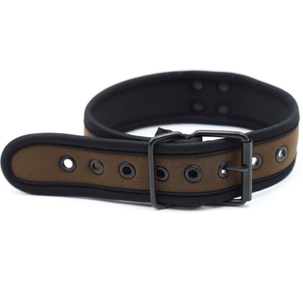 Banoch Lindo Collar Marrón Neoprene halsband bruin neopreen puppy play 987101846 4