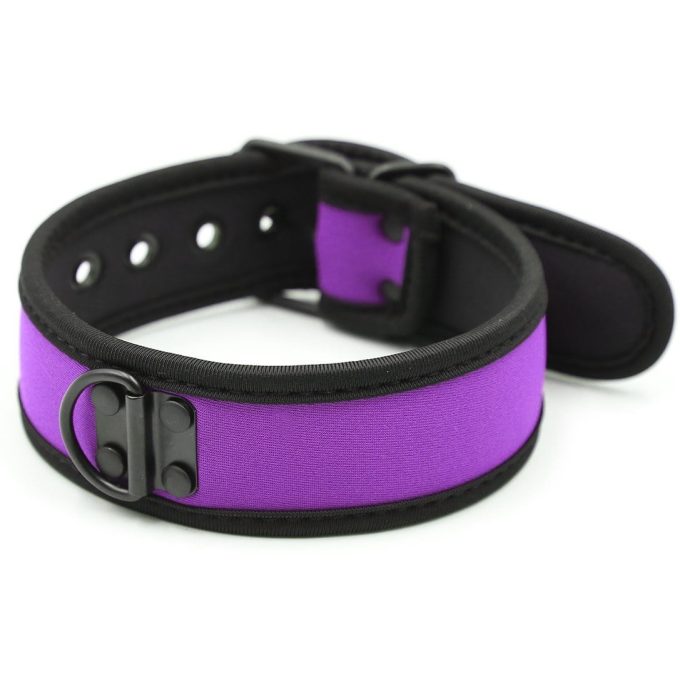 Banoch Lindo Collar Morado Neoprene halsband paars neopreen puppy play 987101841 3