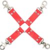 Banoch Red hogtie with clips Rode hogtie met haken bondage 987101851 Banoch Red hogtie with clips Rode hogtie met haken bondage 987101851