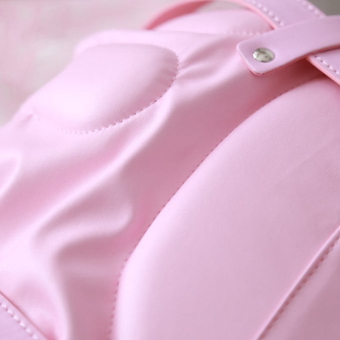 Banoch Reticent Hood Pink Roze masker van pu Leer 987101721 2