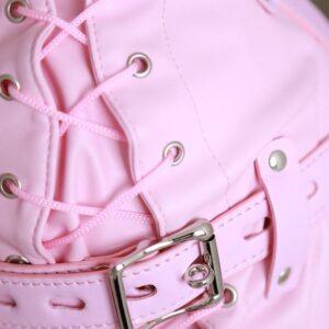 Banoch Reticent Hood Pink Roze masker van pu Leer 987101721