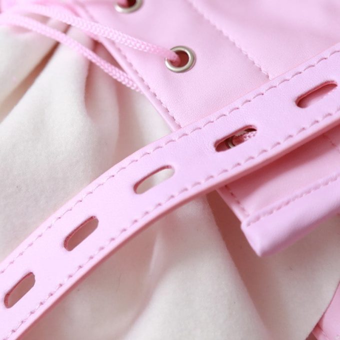 Banoch Reticent Hood Pink Roze masker van pu Leer 987101721 4