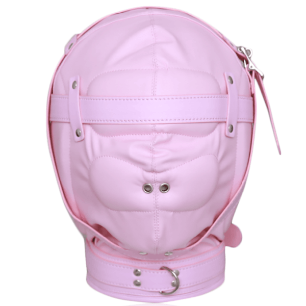 Banoch Reticent Hood Pink Roze masker van pu Leer 987101721