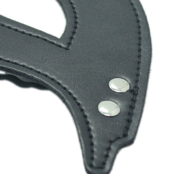 Banoch detail mask villain black masker van imitatieleer zwart 987101770