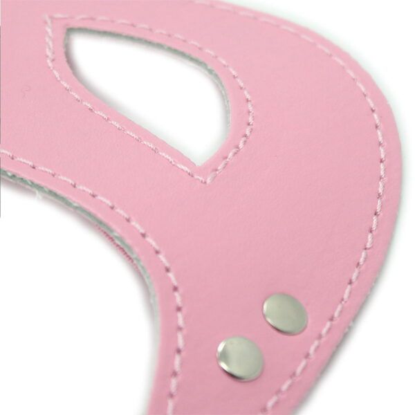 Banoch detail masker van imitatieleer roze 987101772 Banoch detail masker van imitatieleer roze 987101772