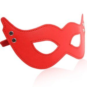 Banoch mask villain red masker van imitatieleer rood 987101771