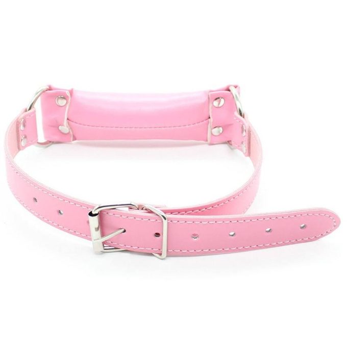 Banoch sluiting bitgag van imitatieleer roze 987191174