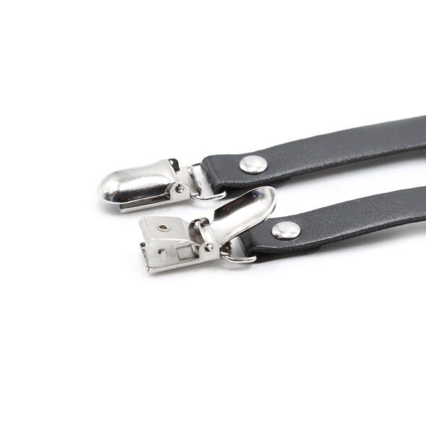 Banoch zwart jarretel riemen been harnas vrouw zwart pu leer 987101755 10