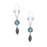 Pinch indiscrets nip Jewel tepelhanger Blue Stone winged 987101734