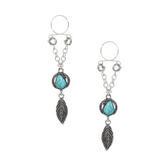 Pinch indiscrets nip Jewel tepelhanger Blue Stone winged 987101734