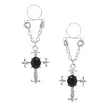 Pinch indiscrets nip Jewel tepelhanger Gothic Cross 987101737