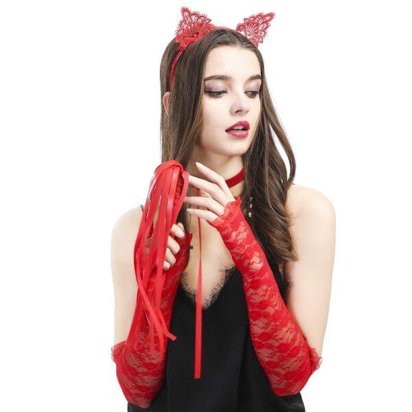 Banoch Bad kitty rode diadeem kattenoren zweepje 98719897 Banoch Bad kitty rode diadeem kattenoren zweepje 98719897