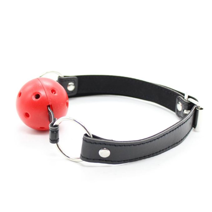 Banoch Breathable ball gag open rood verstelbare riem 987101742 4 Banoch Breathable ball gag open rood verstelbare riem 987101742 4