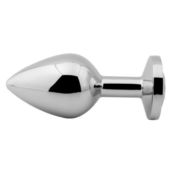 Banoch Buttplug Aurora Amber Medium Metalen buttplug Diamant steen Amber 987101653 2