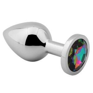 Banoch Buttplug Aurora Rainbow Medium Metalen buttplug Diamant steen Regenboog 987101659