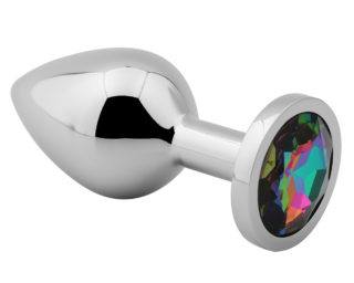 Banoch Buttplug Aurora Rainbow Medium Metalen buttplug Diamant steen Regenboog 987101659