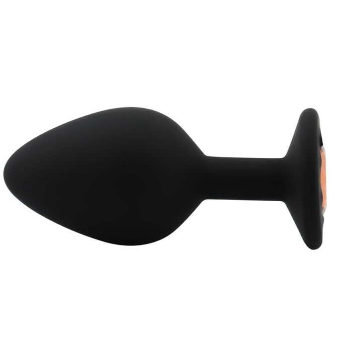 Banoch Buttplug Penumbra Amber Medium Siliconen buttplug Zwart kristal Amber 987101650 2