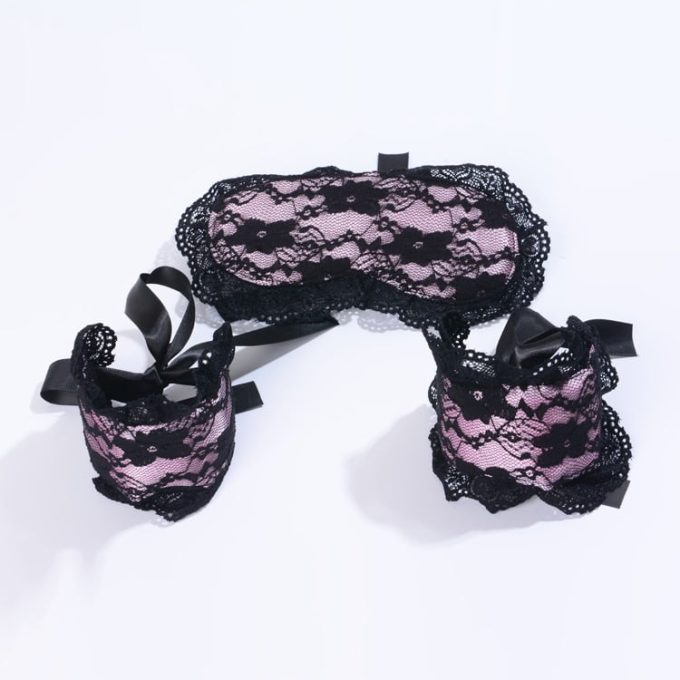 Banoch Courtesan bondage set pink bondageset roze 98710877 8