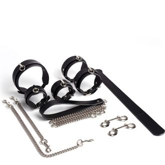 Banoch Hedonistic bauhaus Bondageset zwart leer 987101856