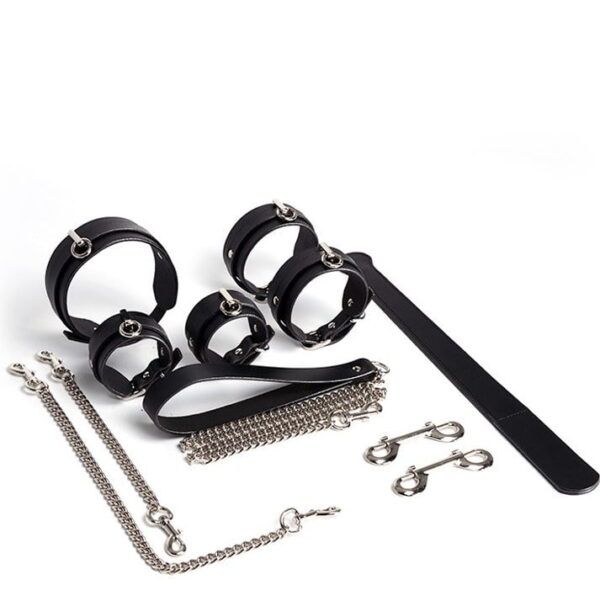 Banoch Hedonistic bauhaus Bondageset zwart leer 987101856 Banoch Hedonistic bauhaus Bondageset zwart leer 987101856