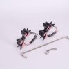 Banoch Hedonistic bowtie Bondageset strik zwartroze leer 987101857 10 scaled