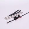 Banoch Hedonistic bowtie Bondageset strik zwartroze leer 987101857 12 scaled