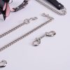 Banoch Hedonistic bowtie Bondageset strik zwartroze leer 987101857 14 scaled