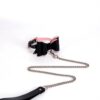 Banoch Hedonistic bowtie Bondageset strik zwartroze leer 987101857 6 Banoch Hedonistic bowtie Bondageset strik zwartroze leer 987101857 6